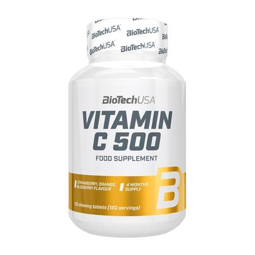BioTech Usa Vitamin C 500 (120 Chewing Tabs)