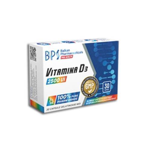 Balkan Pharmaceuticals Vitamina D3 2500 IU (30 Caps)
