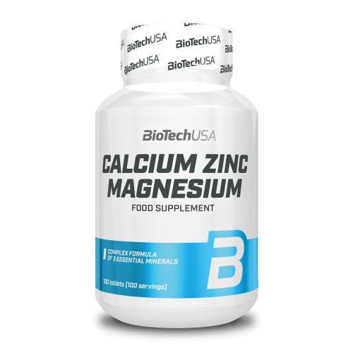 BioTech Usa Calcium-Magnesium-Zinc (100 Tabs)
