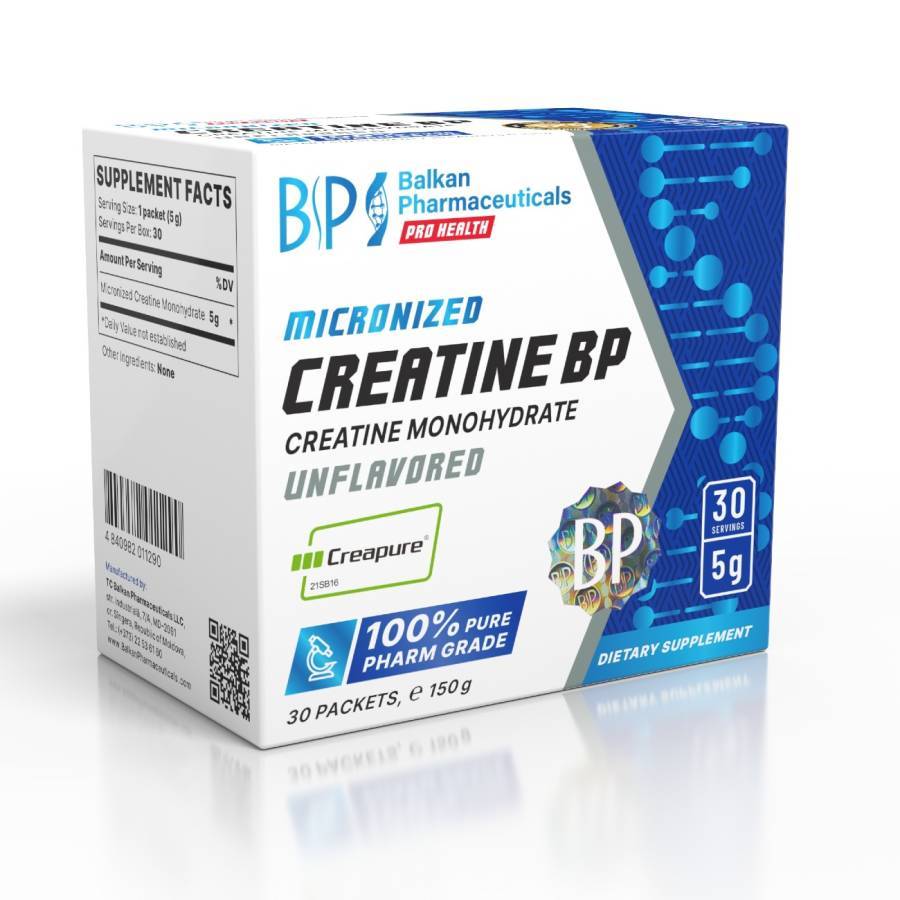Balkan Pharmaceuticals Micronized Creatine BP (150 gr - 30 Packets)