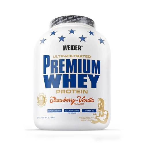 Weider Nutrition Premium Whey Protein (2300 gr) Strawberry Vanilla